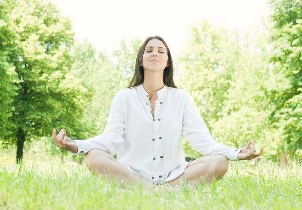 Meditation zur Reinigung des Körpers.
